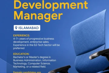 Business Development Manager Job at Tech Valley in Islamabad