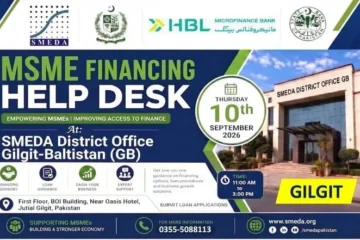 MSME Financing Help Desk in Gilgit – 10 September 2026
