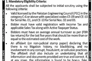 Sukkur IBA University EPADS Tender for Works at Dadu, Ghotki and Ubauro