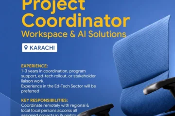 Technical Project Coordinator – Workspace & AI Solutions Job in Karachi