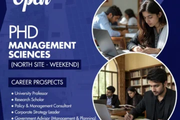 Ziauddin University PhD Management Sciences Admissions Open – North Site Weekend Programme